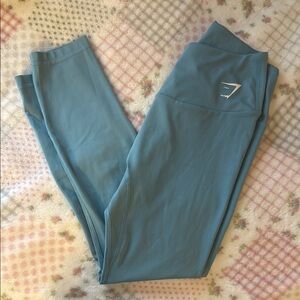 Blue gym shark leggings